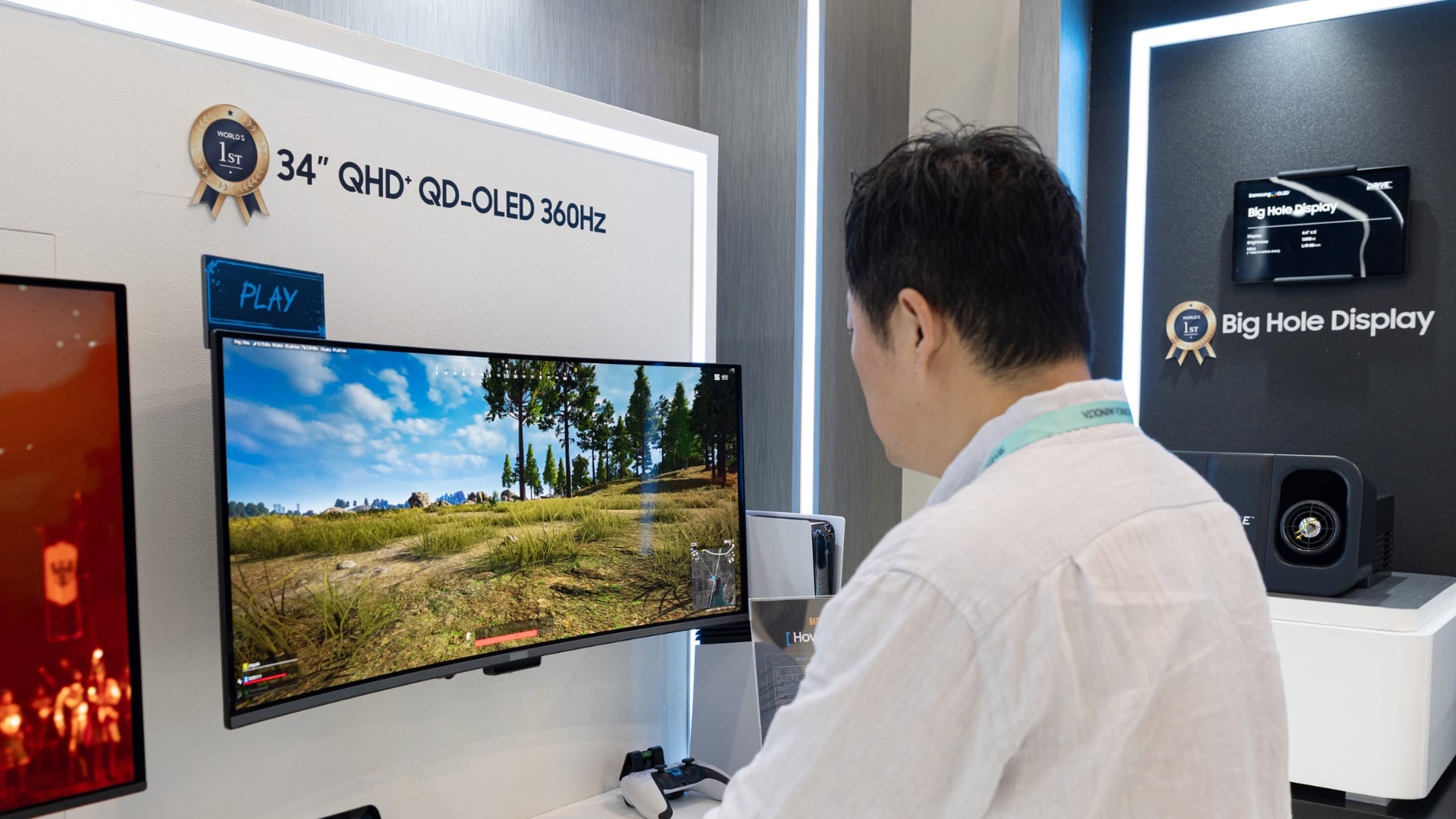 Samsung Display 34-inch QD-OLED Panel Ultrawide Gaming Monitors IMID 202