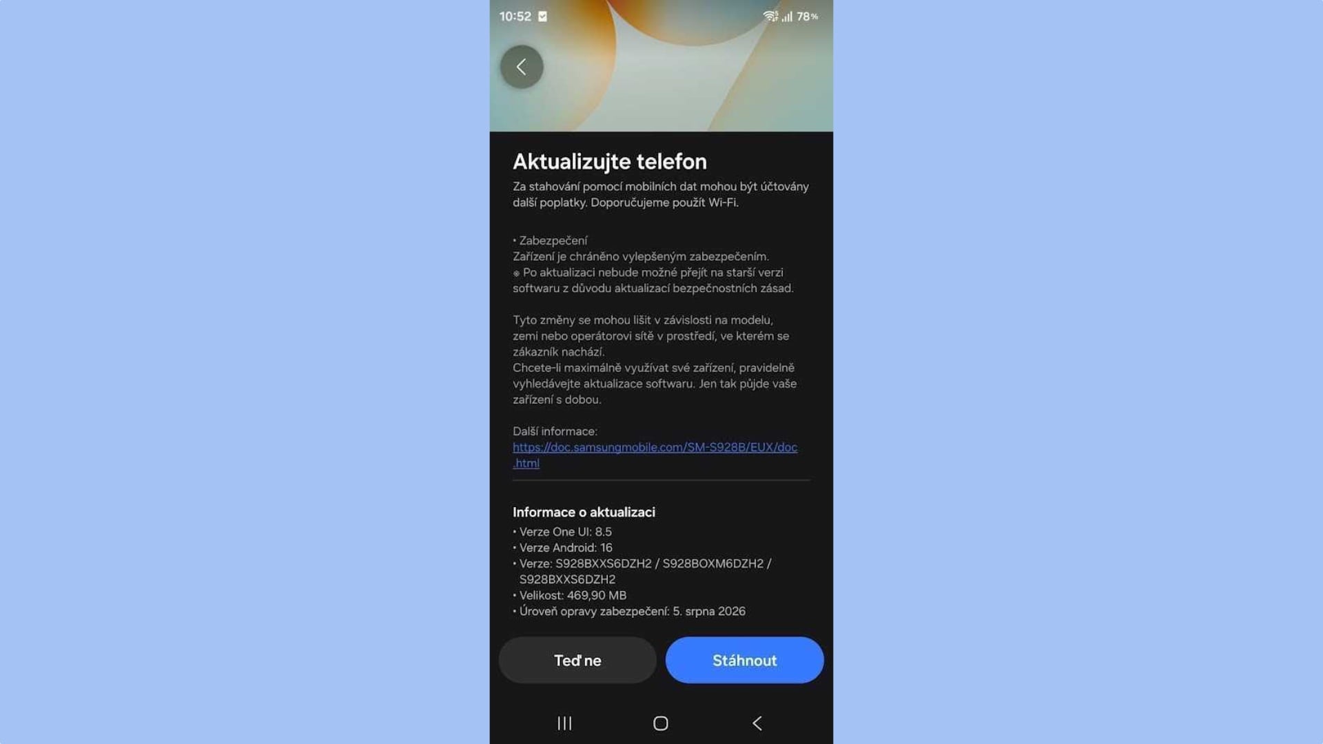 Galaxy S24's new software update goes global