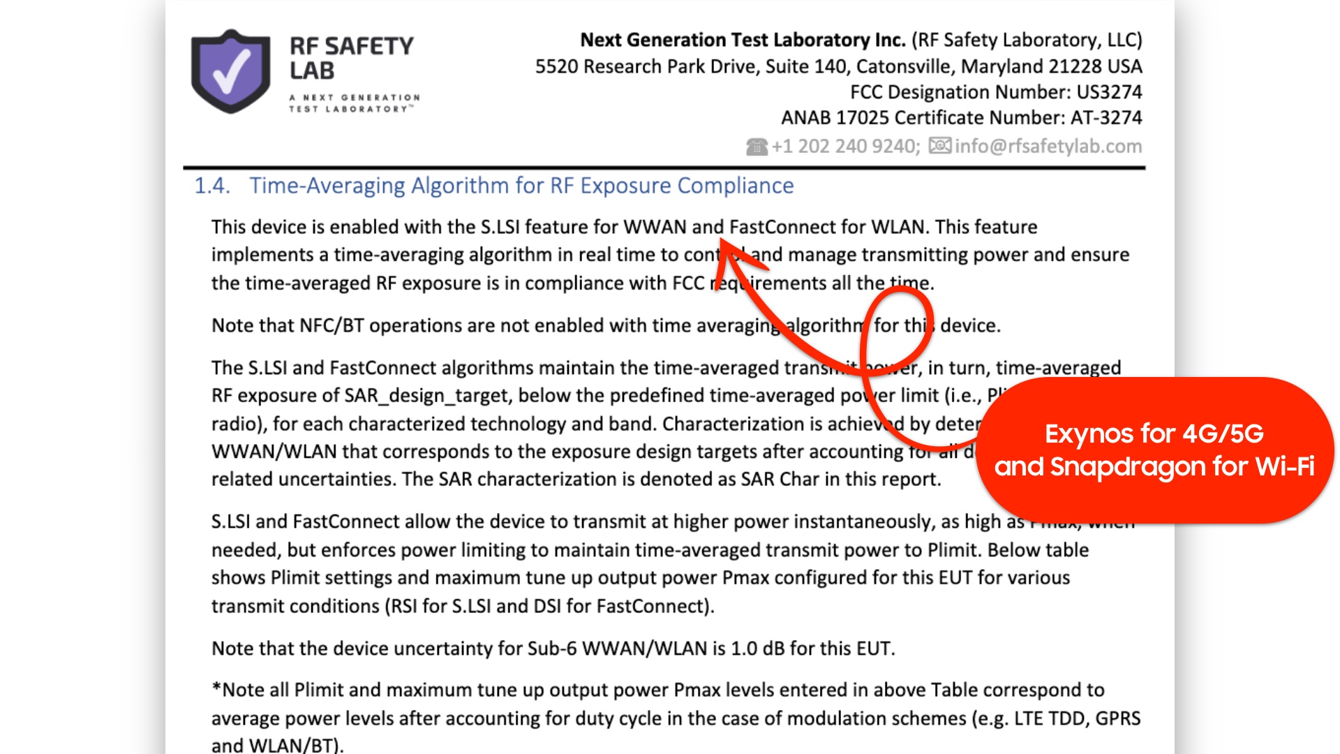 Samsung Galaxy S26 FE FCC Certification Exynos 5G Modem Snapdragon Wi-Fi WLAN