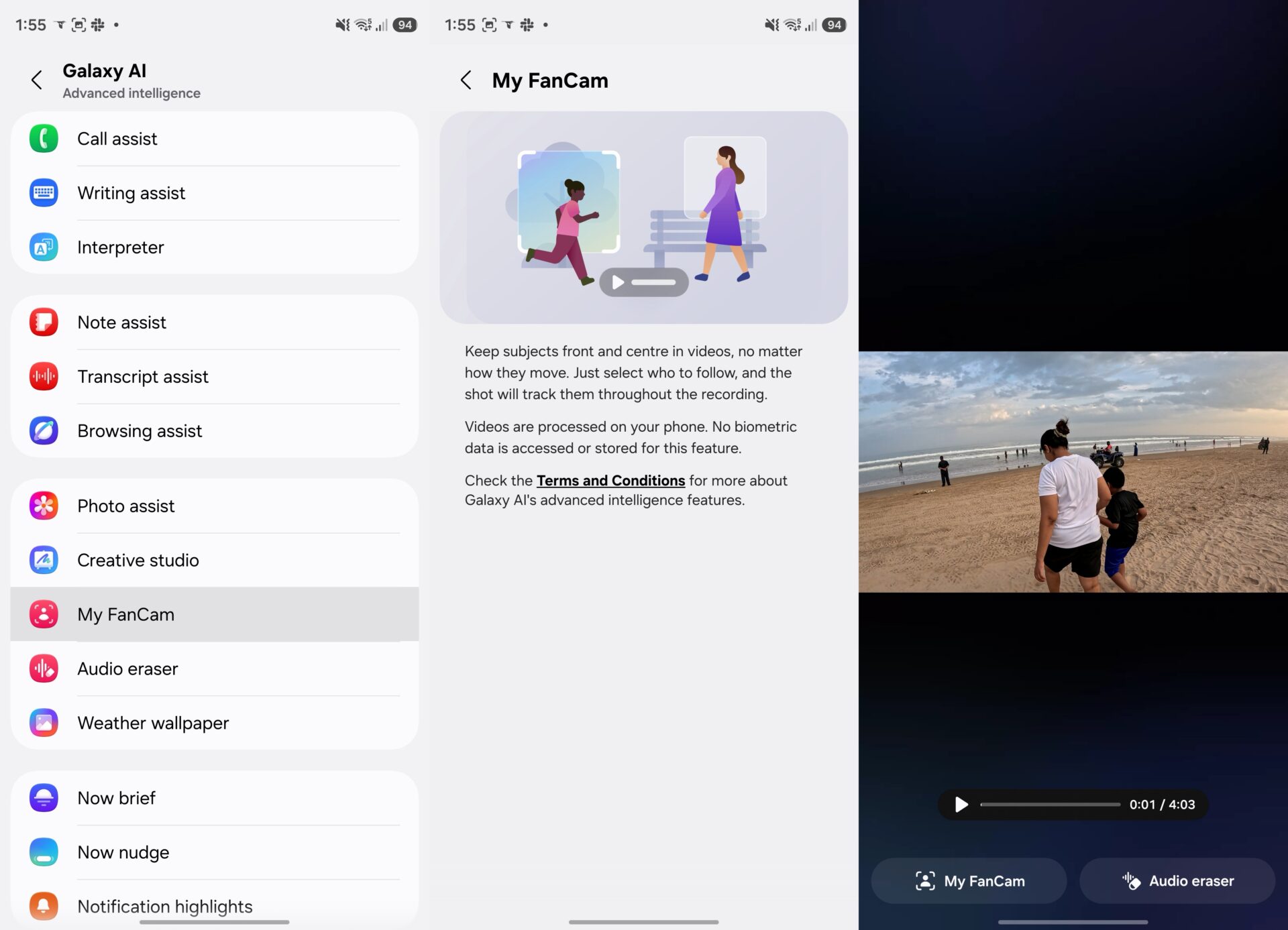 Samsung Galaxy S26 Ultra One UI 9.0 Beta 7 My FanCam