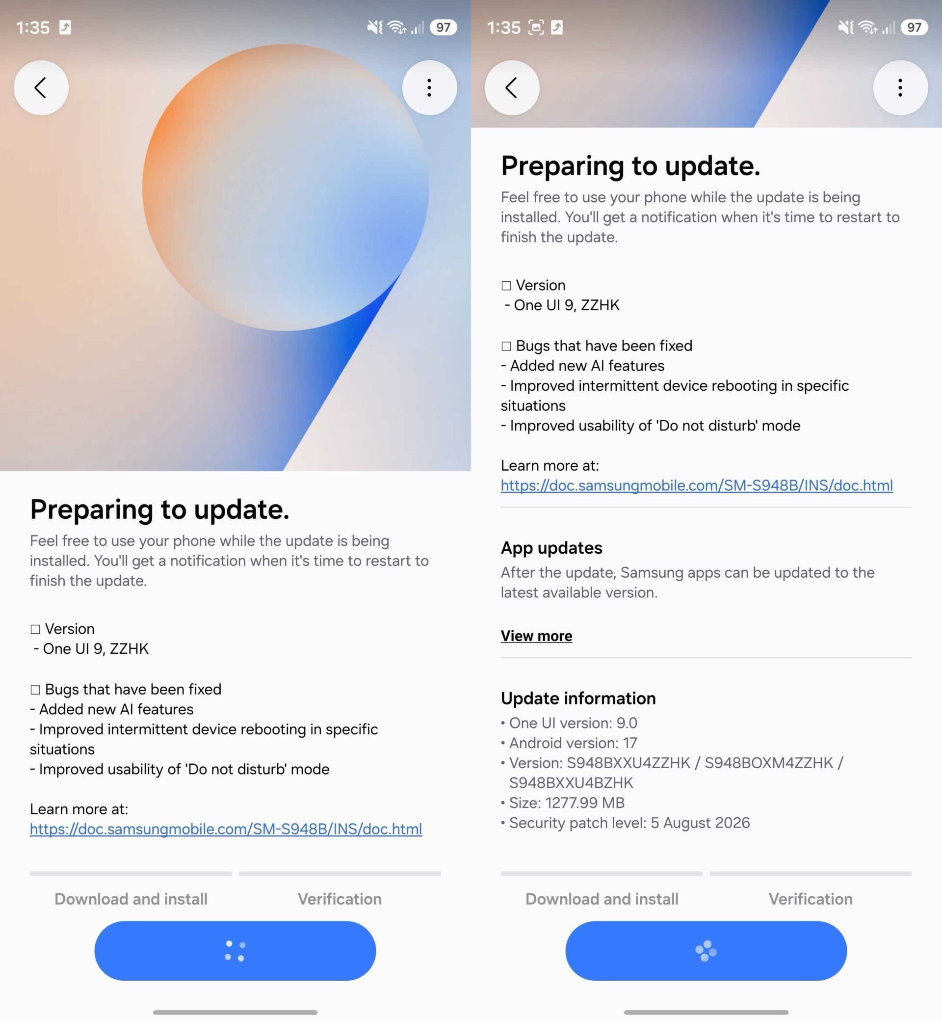 Samsung Galaxy S26 Ultra One UI 9.0 Beta 7 Update Changelog India