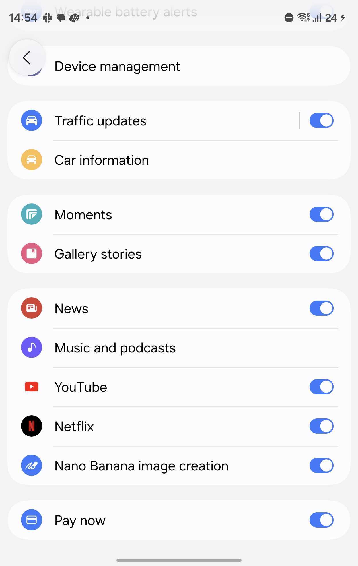 Samsung Now Brief Pay Now Compatibility