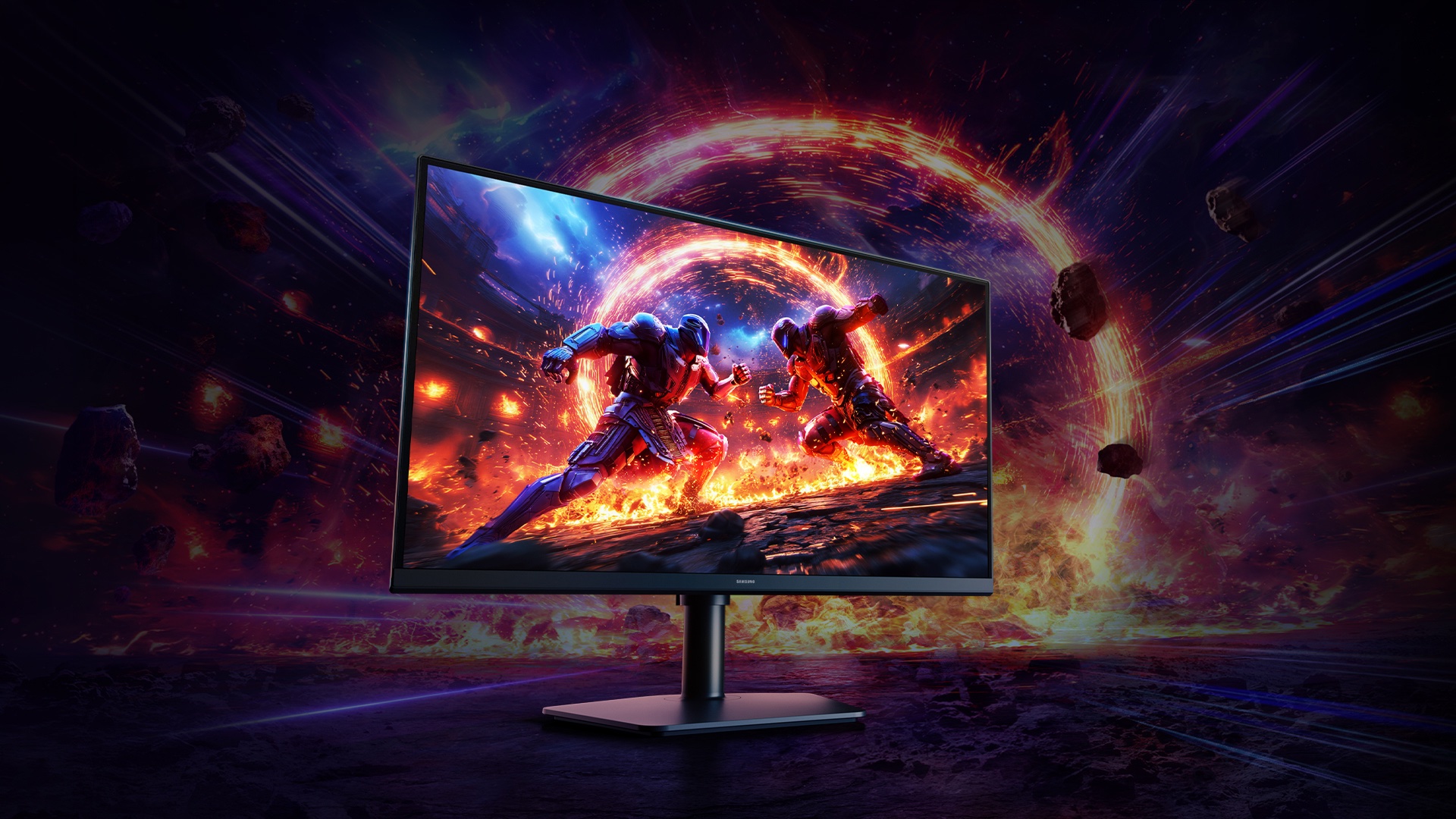 Samsung Odyssey G6 G60H Samsung Odyssey G6 G60H Gaming Monitor front view