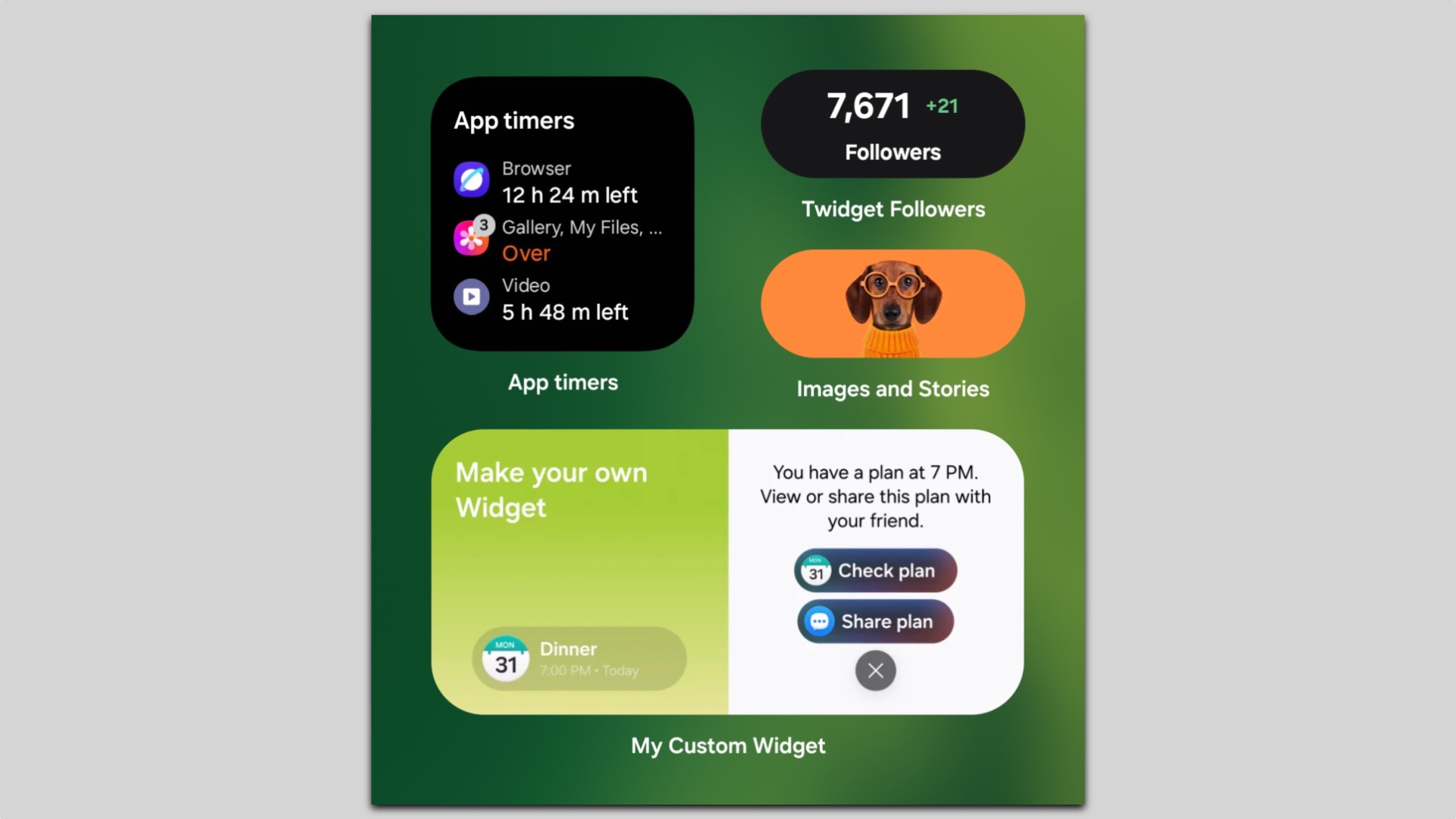 Samsung One UI 9.5 My Custom Widget