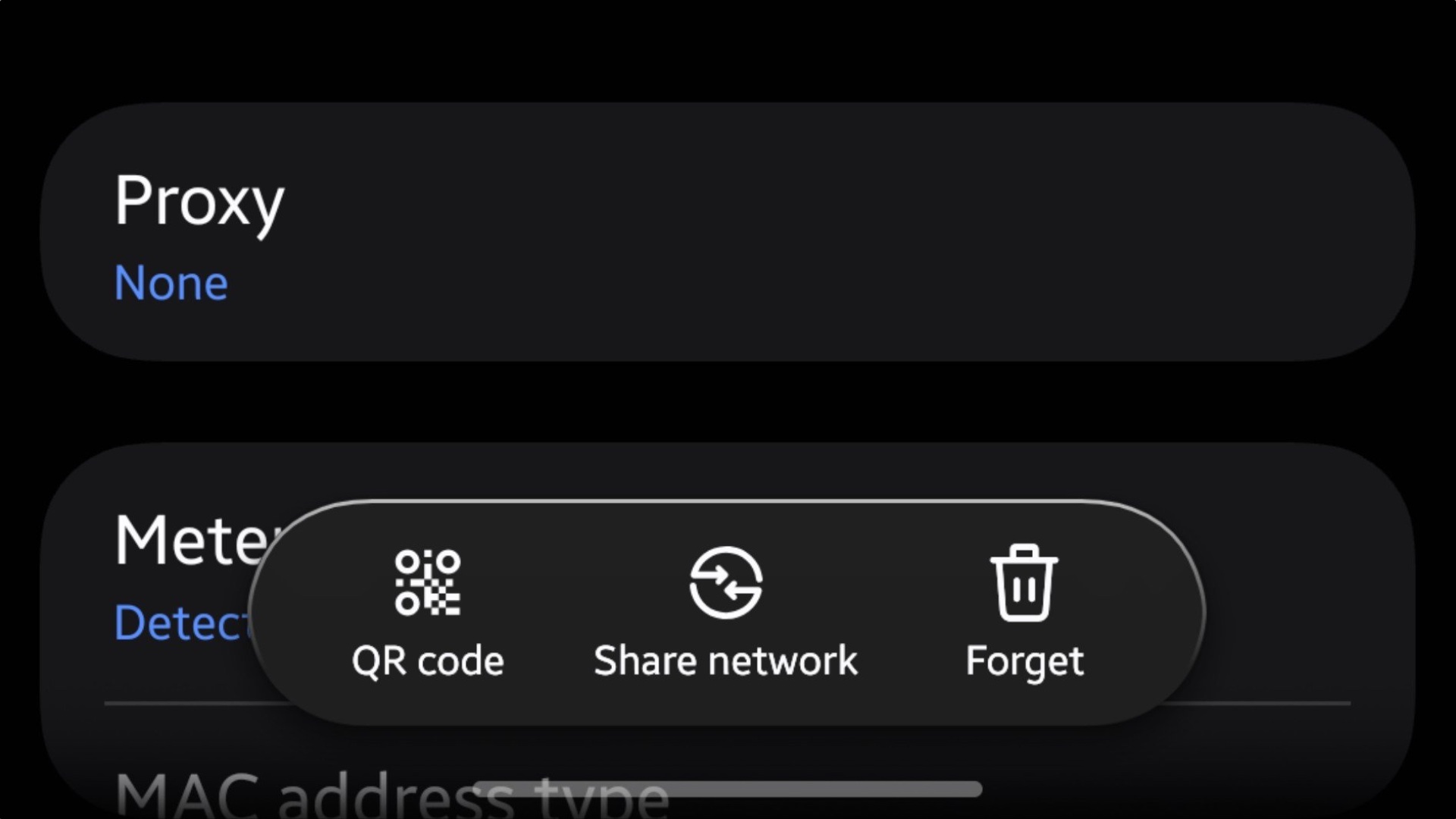 Samsung One UI 9.5 Wi-Fi Network Share QR Code Floating Tab Bar Leak