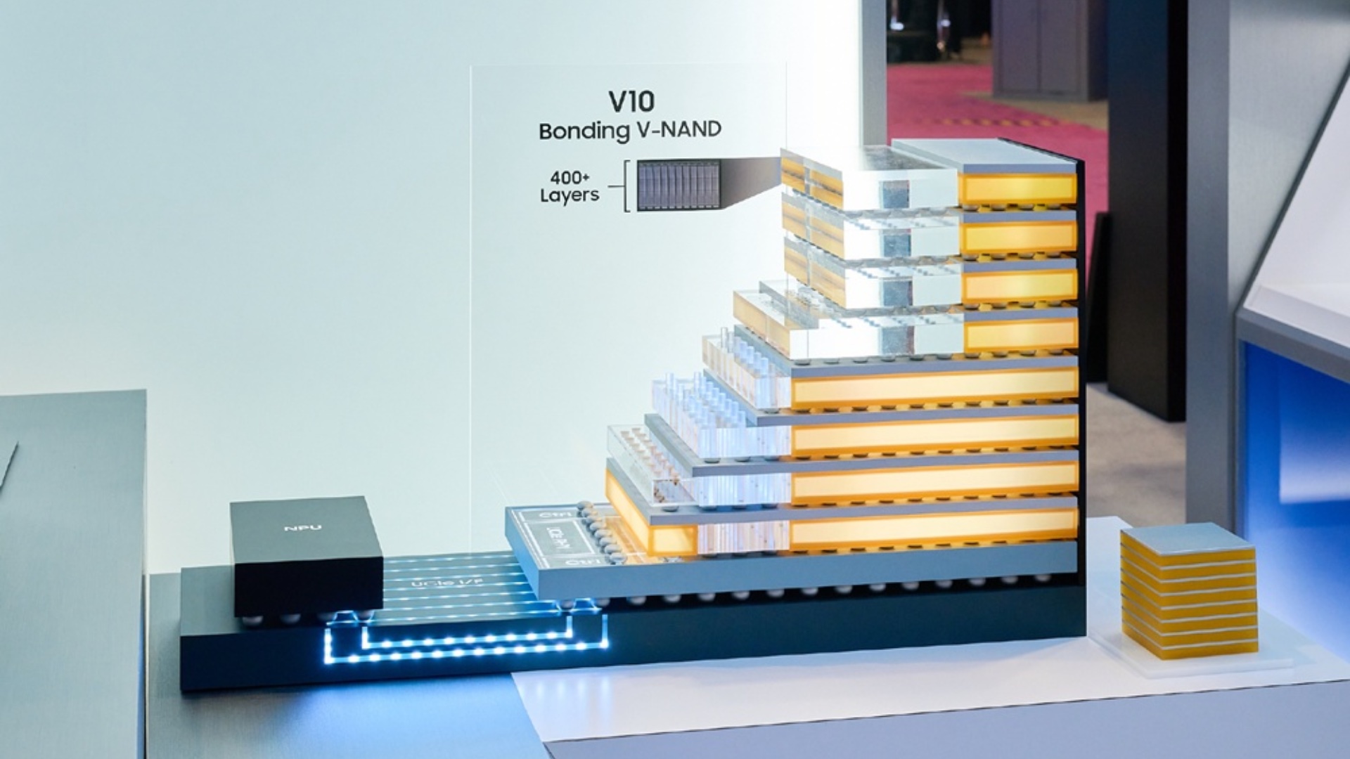 Samsung V10 BV-NAND Flash Storage Chip Architecture Design Mockup