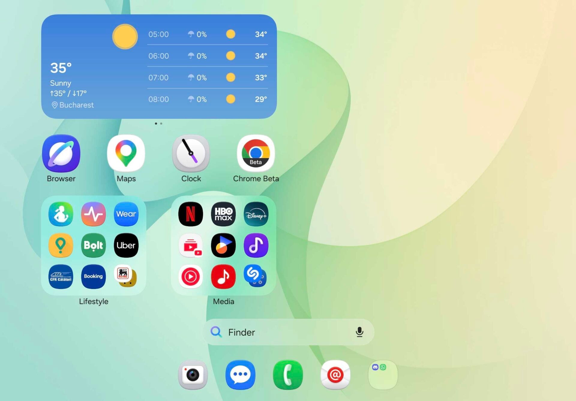 Galaxy Z Fold 8 home screen settings