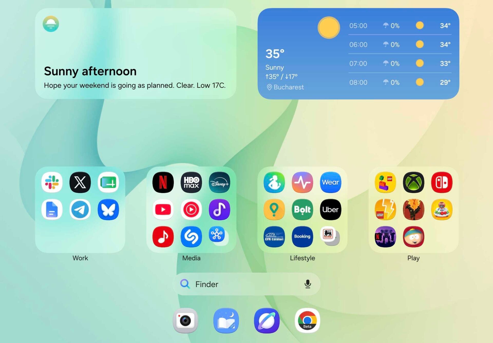 Galaxy Z Fold 8 home screen settings