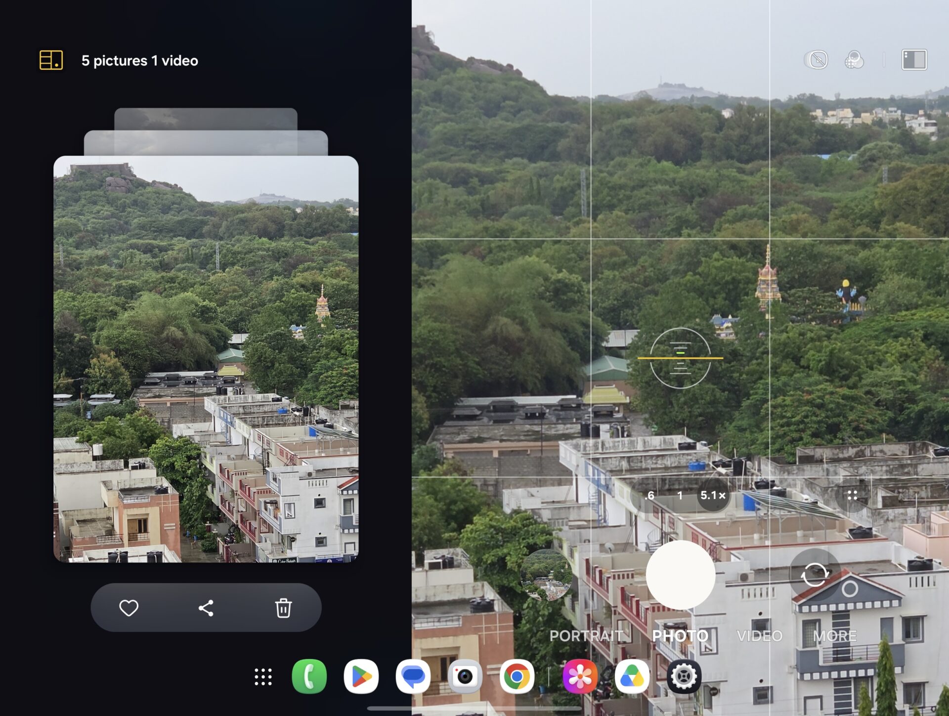Capture View feature on Galaxy Z Fold 8