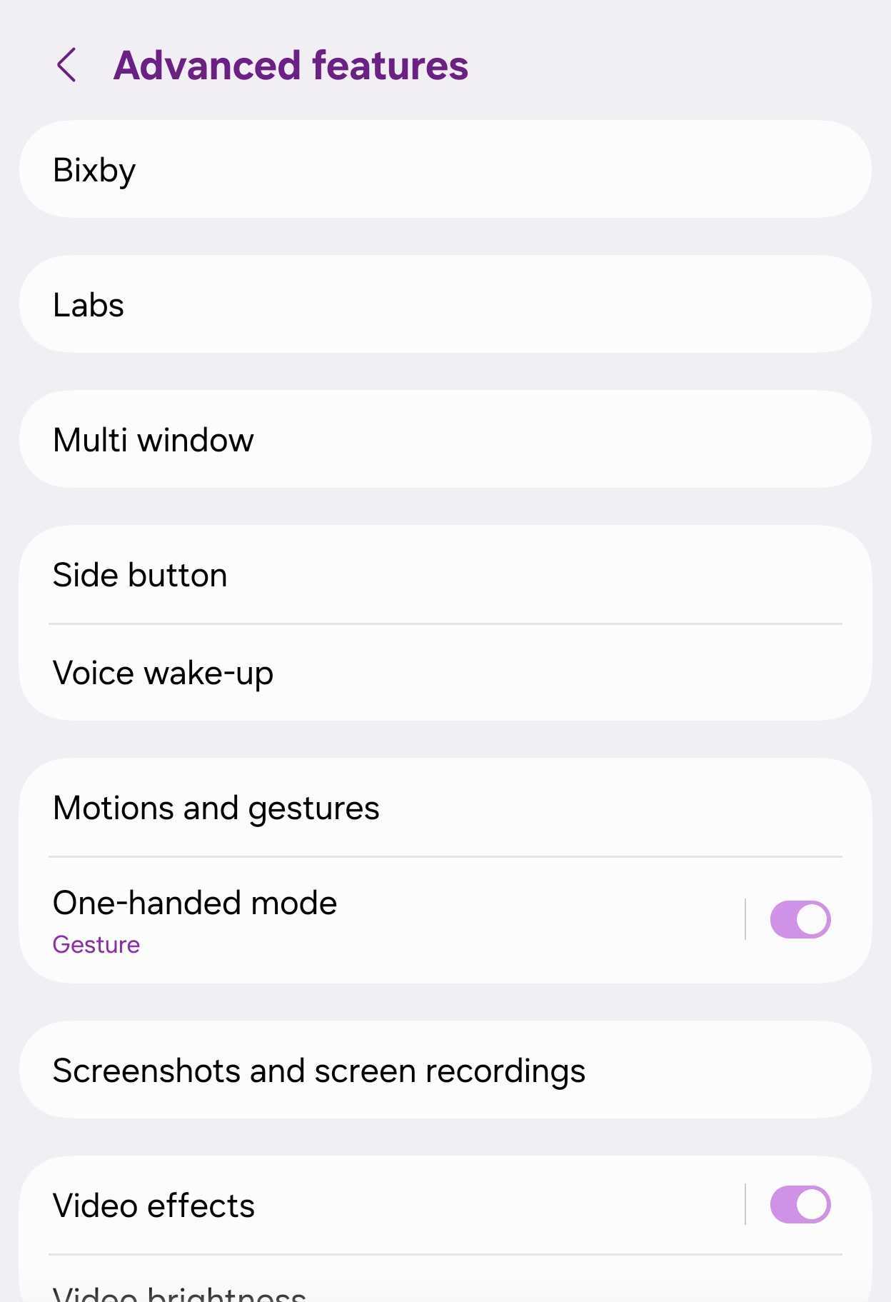 One UI 9 advanced gestures