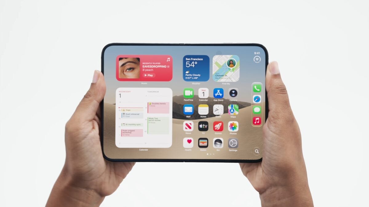 Apple iPhone Duo Inner Display Home Screen