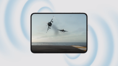 Apple iPhone Duo firing speakers