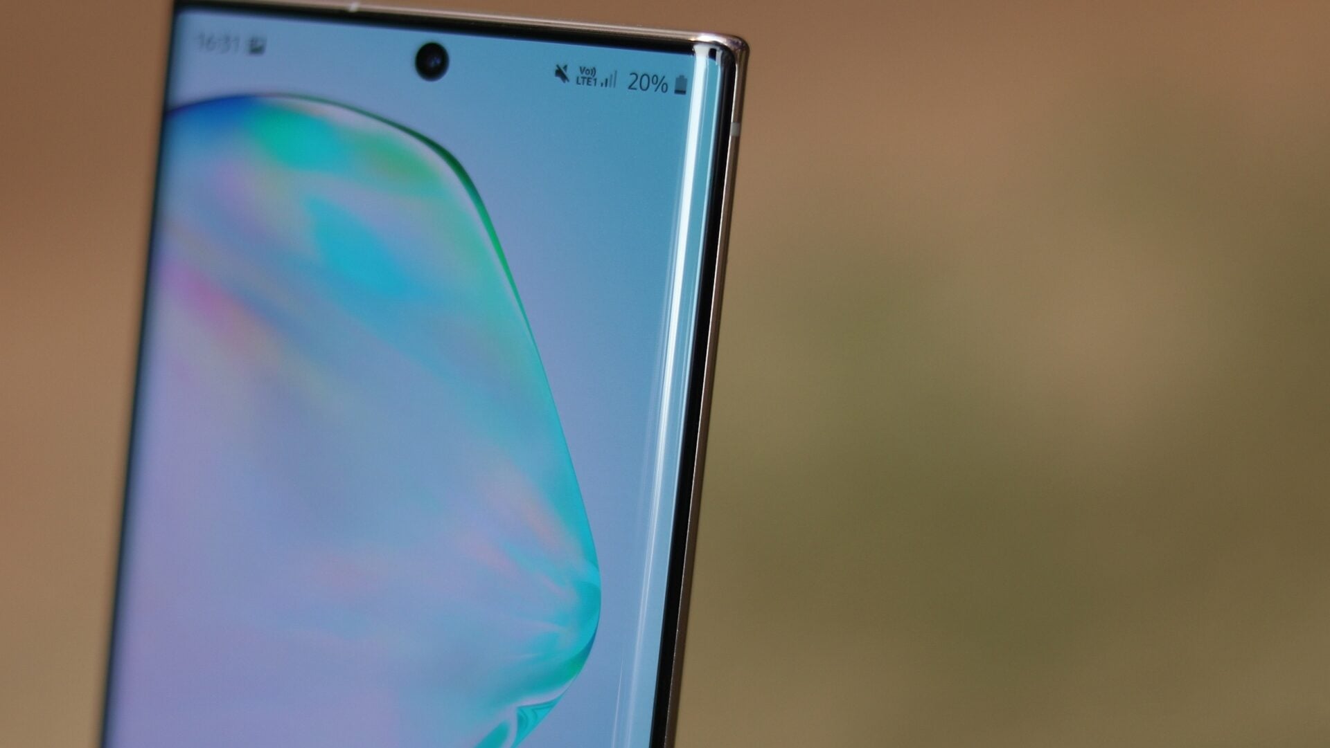 Samsung Galaxy Note 10's curved Edge display