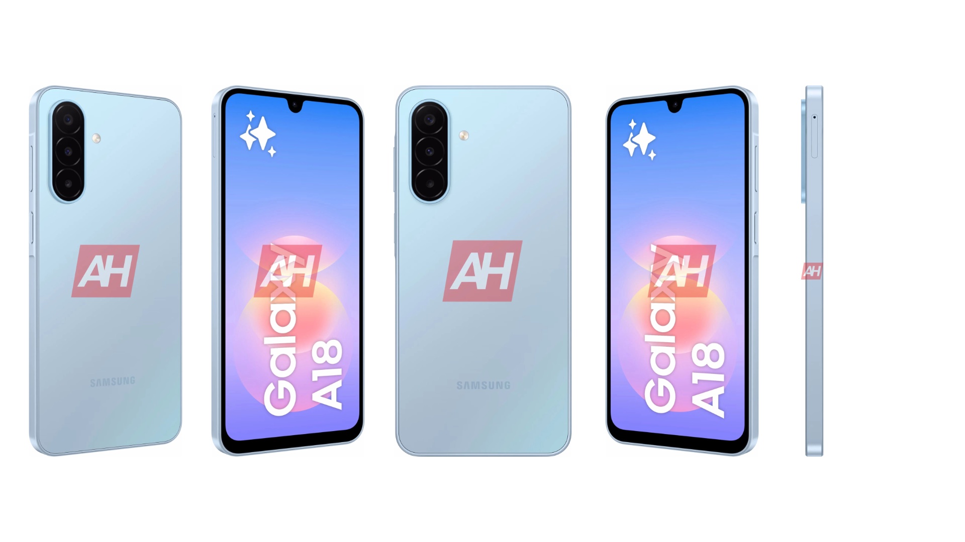 Samsung Galaxy A18 4G Design Light Blue