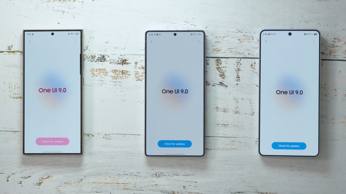 One UI 9 on the Galaxy S24 UItra, S25 Ultra, and S26 Ultra