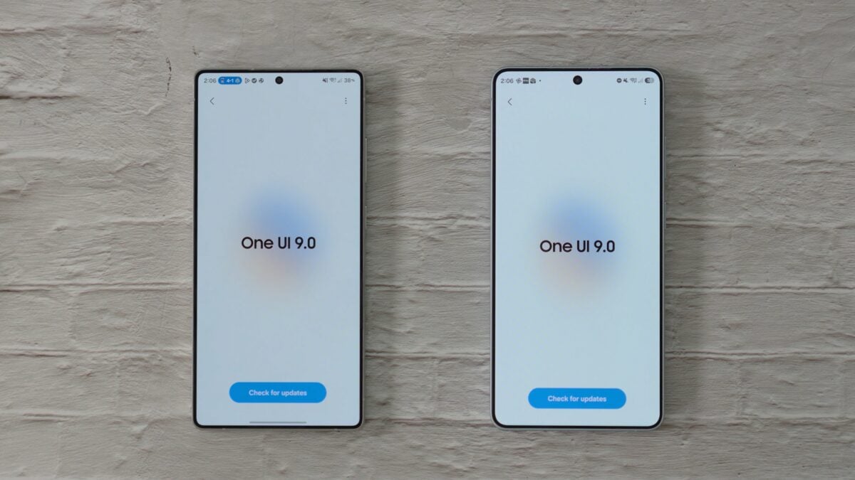 One UI 9 on the Galaxy S25 Ultra and S26 Ultra