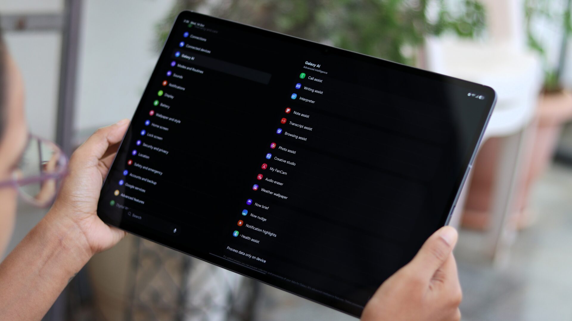 Galaxy AI features on Galaxy Tab S12 Ultra