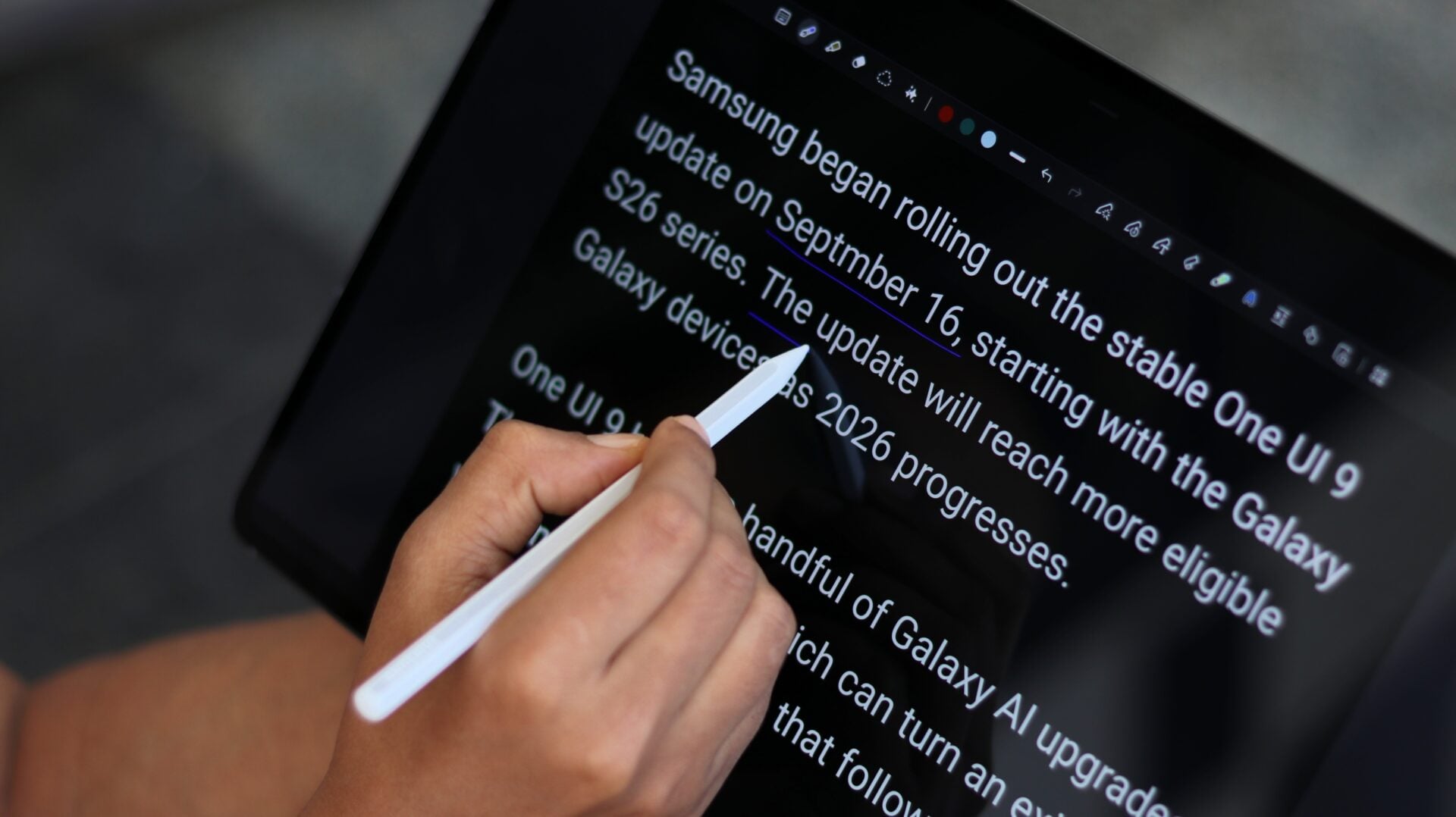 Galaxy Tab S12 Ultra S Pen