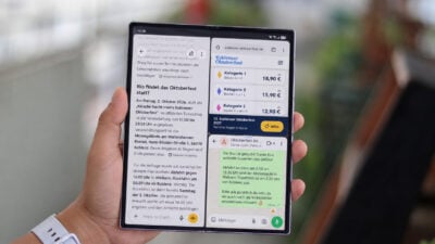 Samsung Galaxy Z Fold 8 Multitasking Three Apps