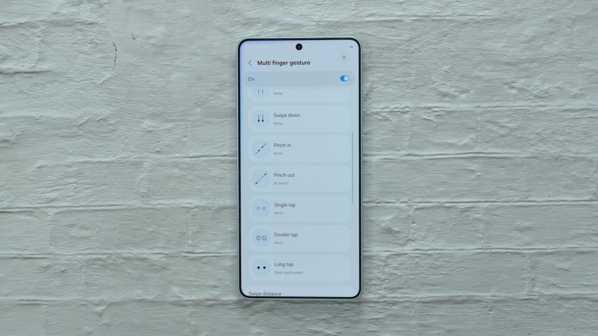 HomeUp multi-finger gestures in One UI 9