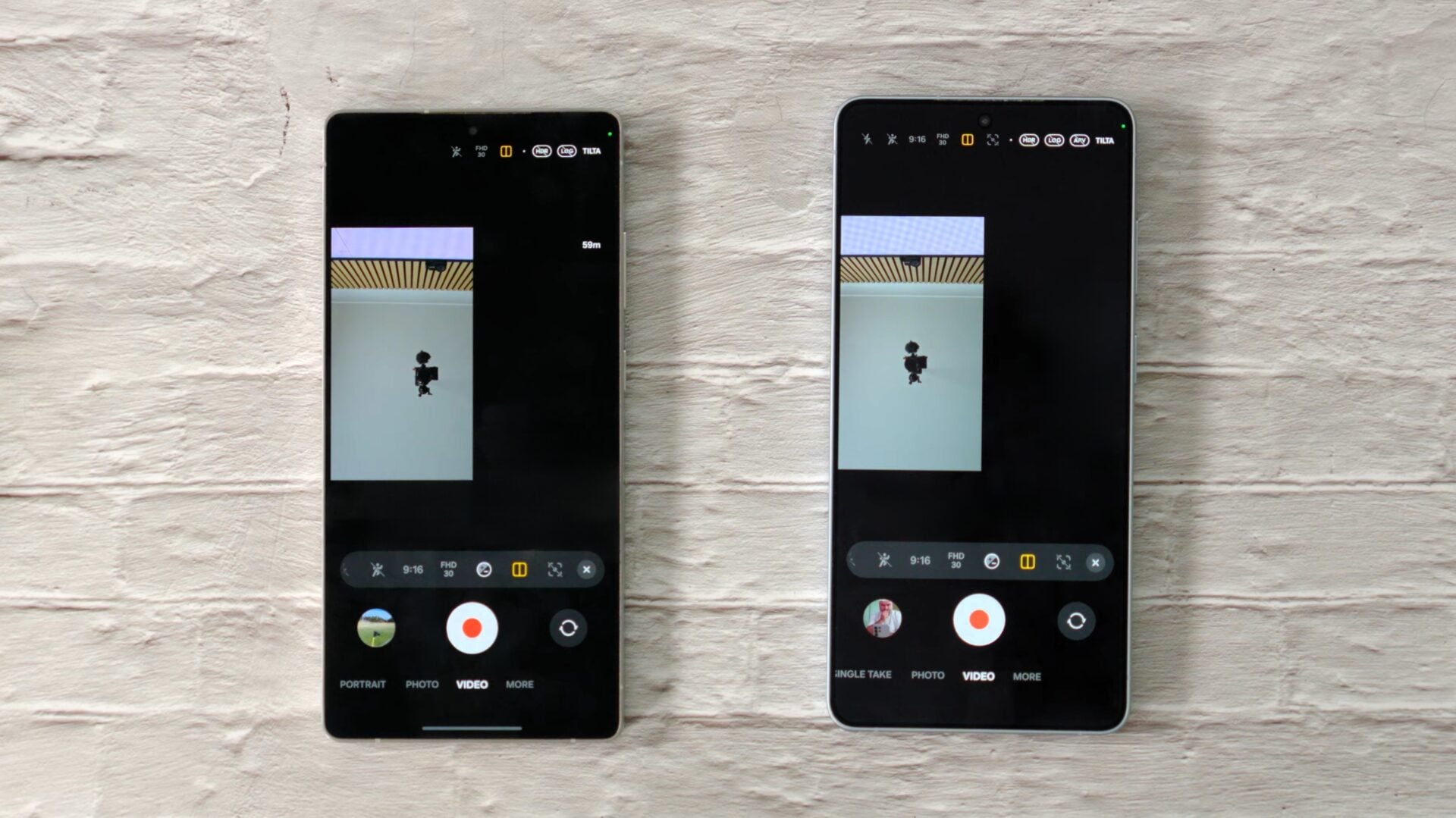 Vertical layout dual recording on One UI 9.0