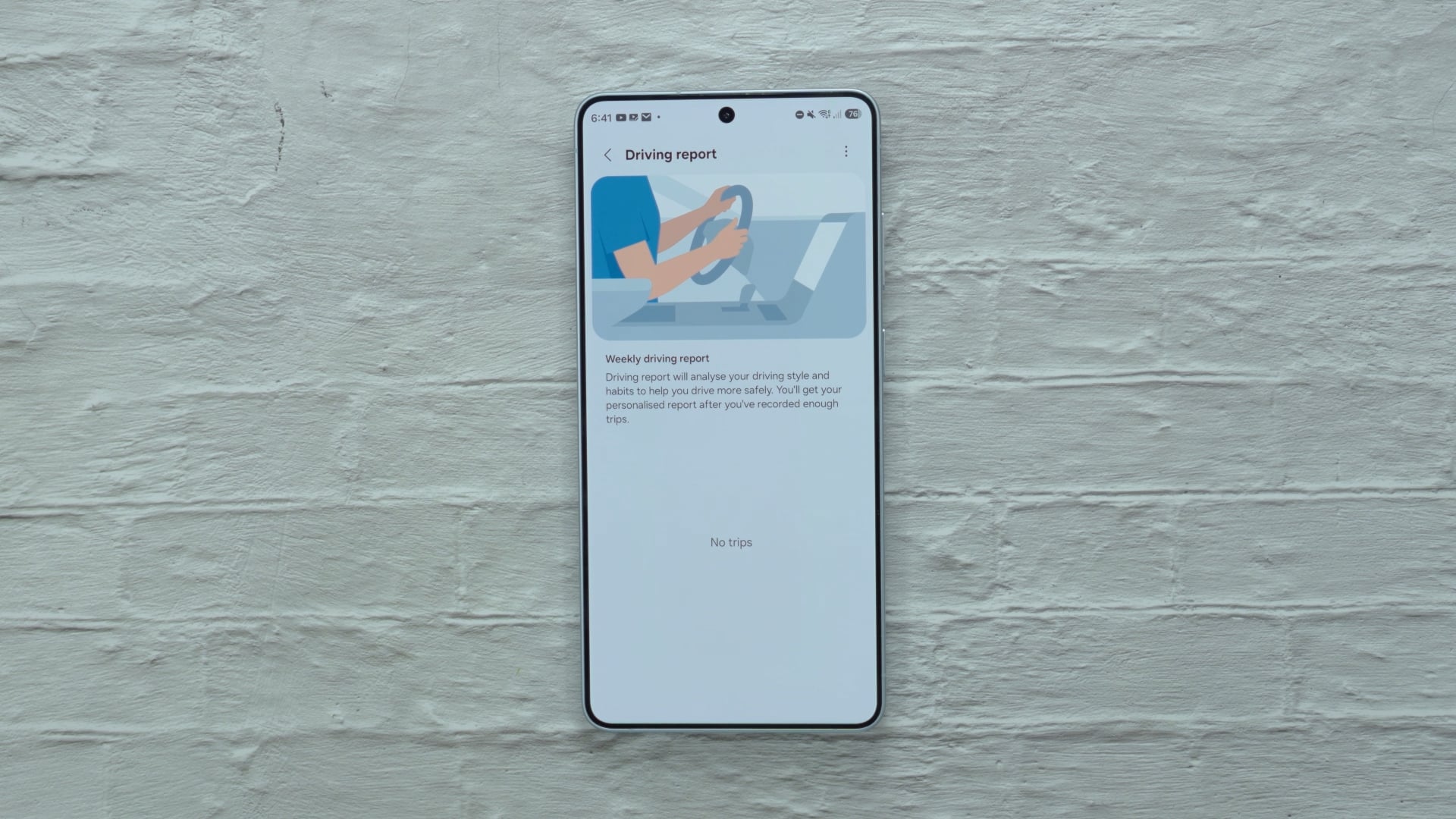 Driving Report in One UI 9
