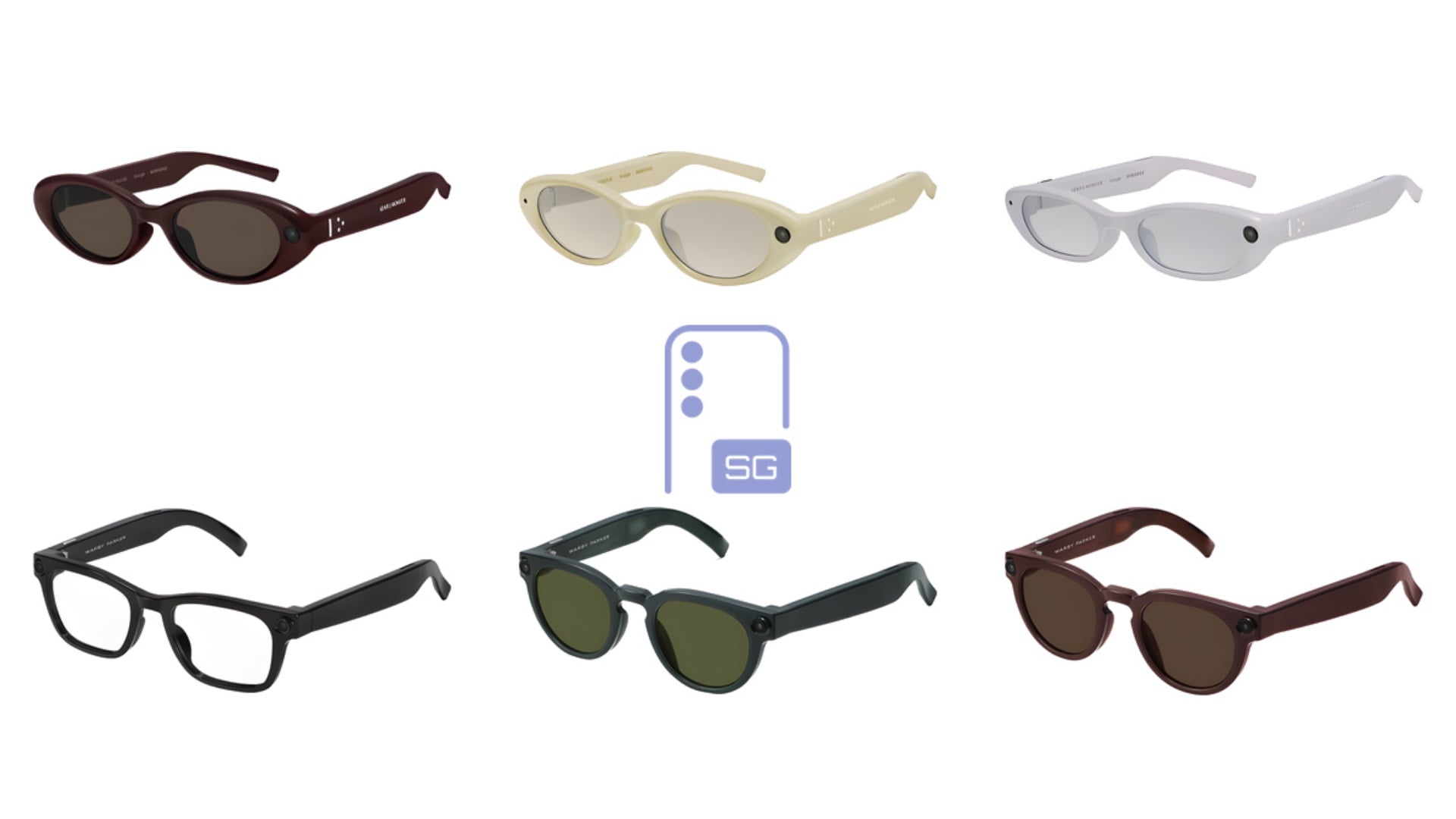 Samsung Gentle Monster Warby Parker Intelligent Eyewear Glasses Colors Leak