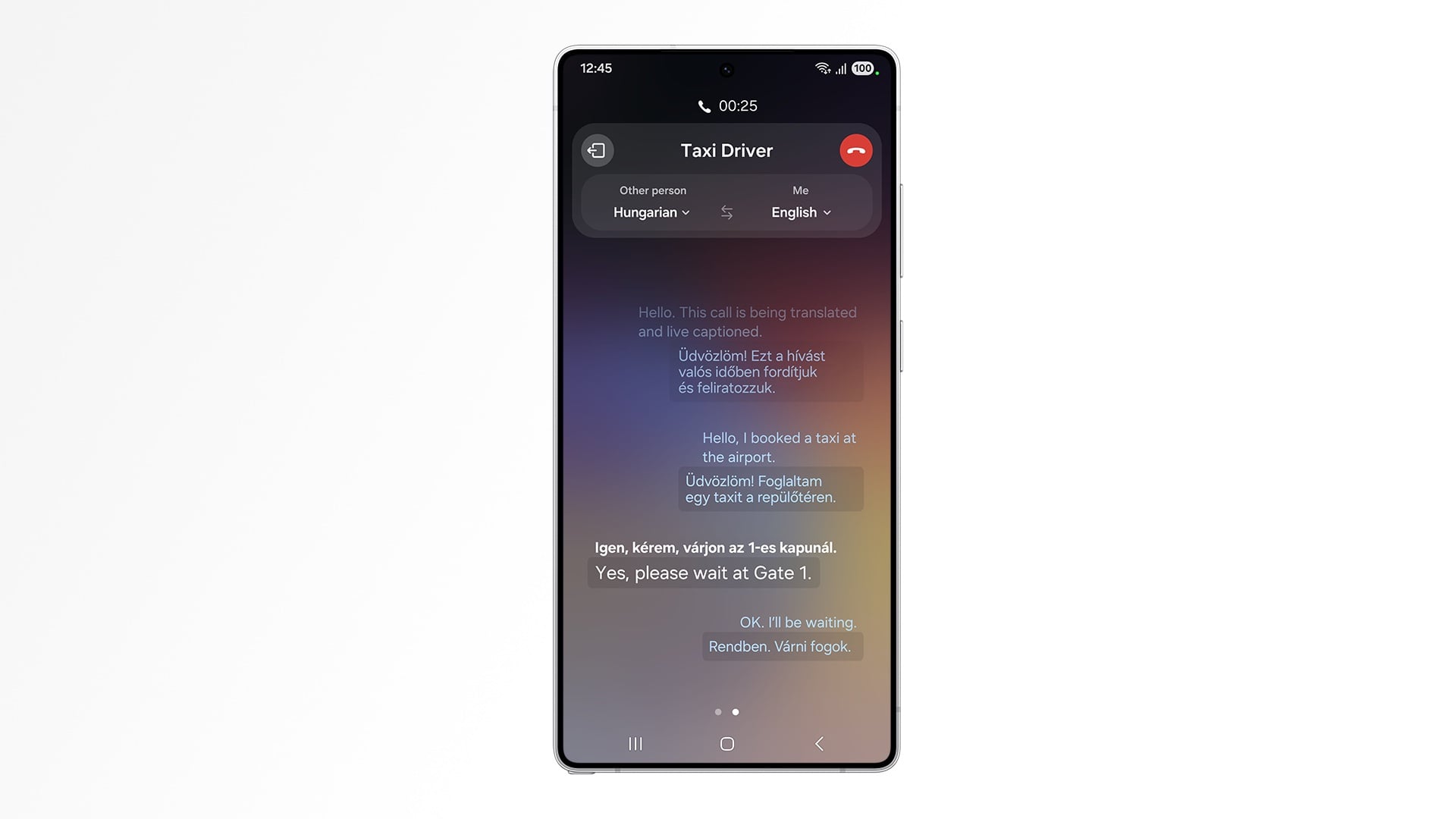 Samsung One UI 9.0 Call Live Translate Hungarian