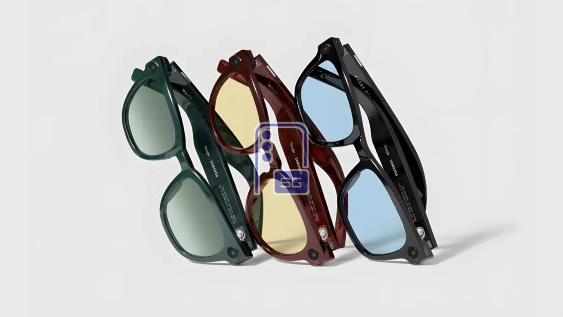 Samsung Warby Parker Intelligent Eyewear Colors Black Green Red