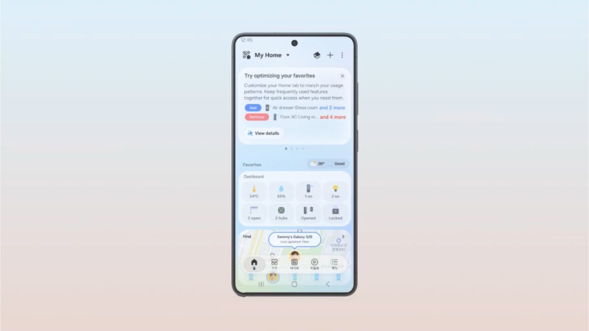 Samsung SmartThings Android App Redesign Announcement October 2026
