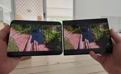 Watching videos on iPhone Duo vs Galaxy Z Fold 8