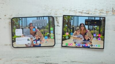 Apple iPhone Duo and Samsung Galaxy Z Fold 8