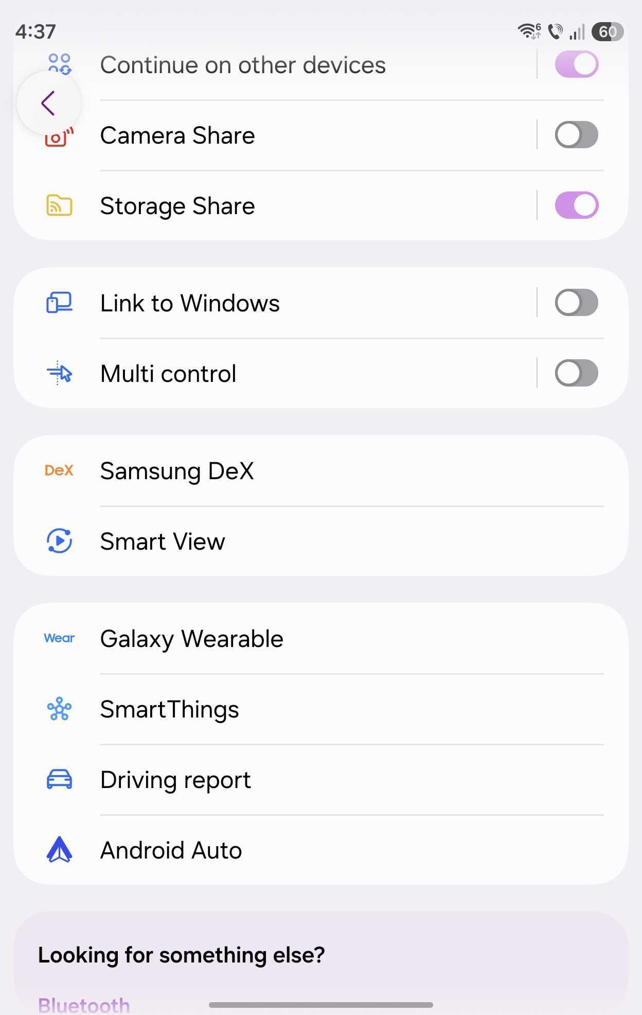 Samsung DeX keyboard shortcut settings