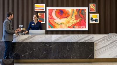 The Frame TV Hotel Model
